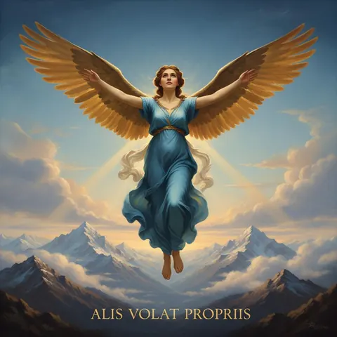 Alis volat propriis